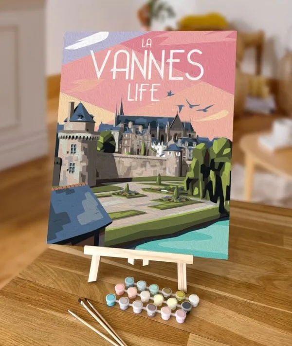 Malen Nach Zahlen - Stadtmauer von Vannes