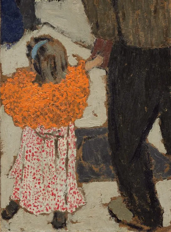 Edouard Vuillard: Child Wearing a Red Scarf, 1891