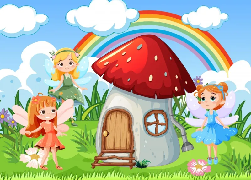 Les Fées et la Maison Champignon
