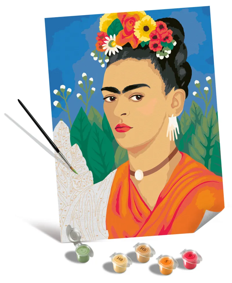 Malen nach Zahlen - CreArt - Leinwand Edition - Frida Kahlo
