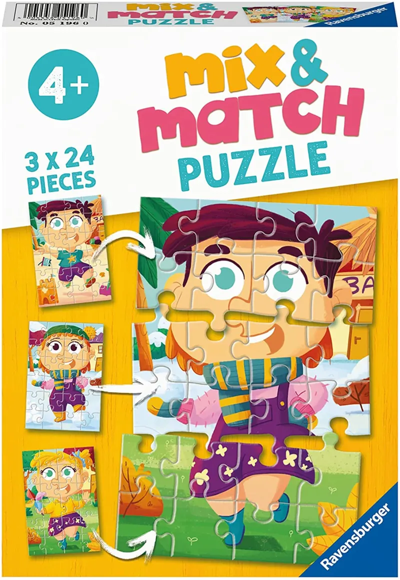 Mix and Match Puzzles - Clothes