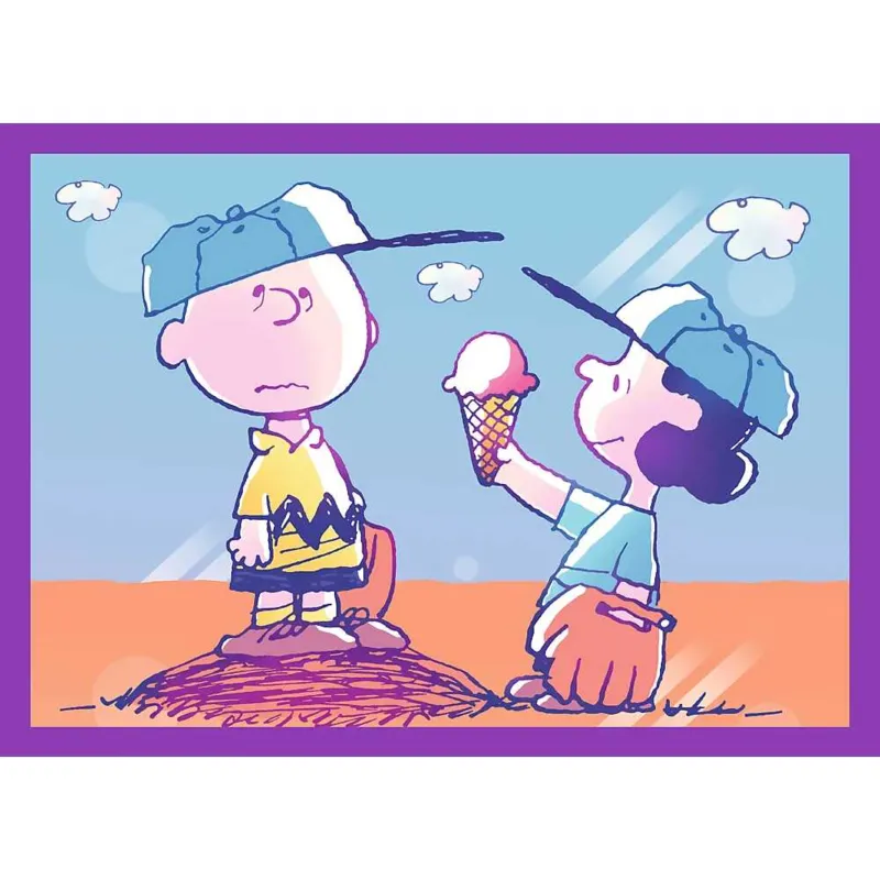 4 Puzzles - Fun with Snoopy