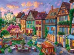 Vergnügungspark in der Stadt