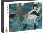 Mary Cassatt: Little Girl in a Blue Armchair, 1878