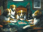 Dogs Playing Poker