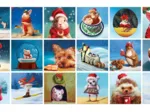 Adventskalender - Christmas Animals - 24 Puzzles