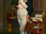 Jacques-Louis David: The Emperor Napoleon in his study at the Tuileries, 1812