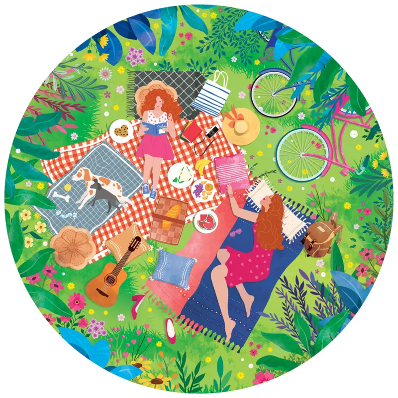 Rundes Puzzle - Le Pique Nique