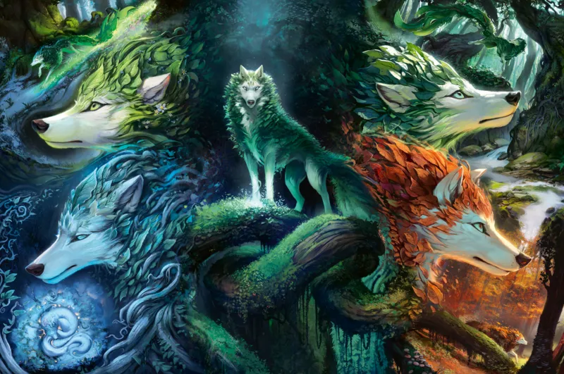 Der Wolf im Herzen der Elemente