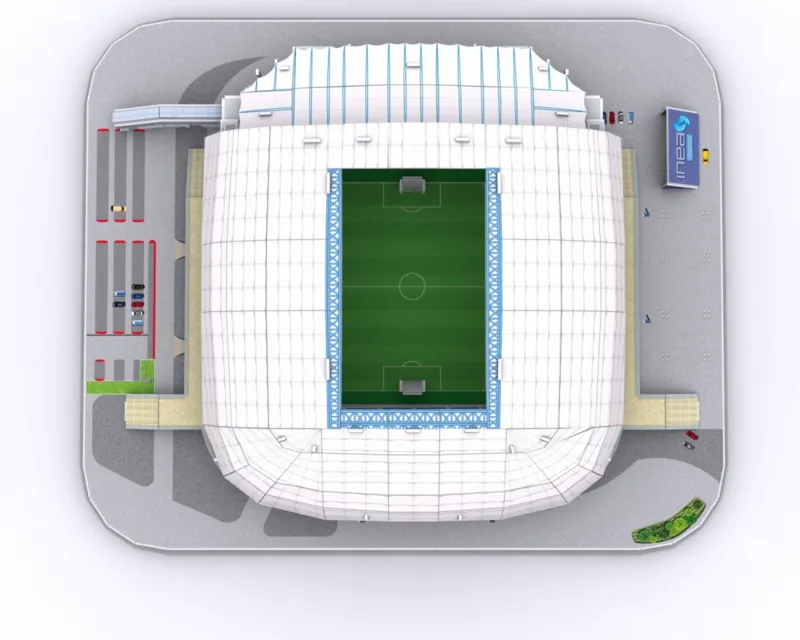 3D Puzzle - Stadion Lech Poznan