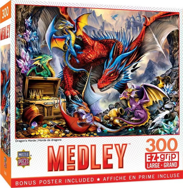 XXL Teile - Medley - Der Schatz des Drachen - EZ Grip