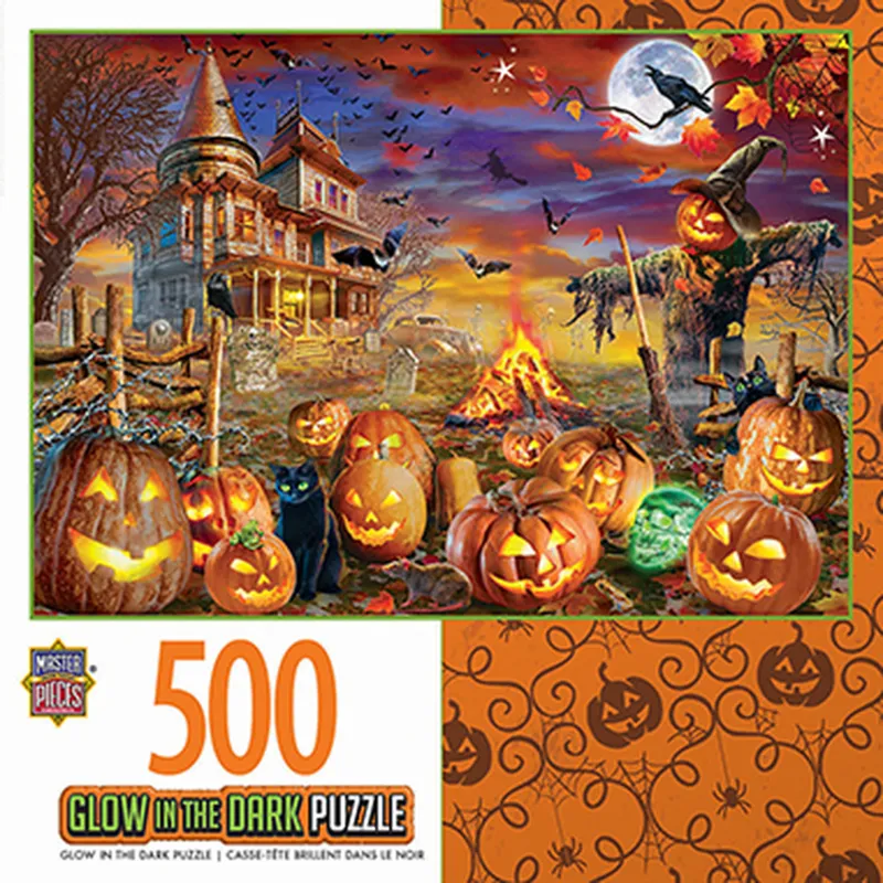 Halloween - All Hallow's Eve - Glow in the Dark Puzzle