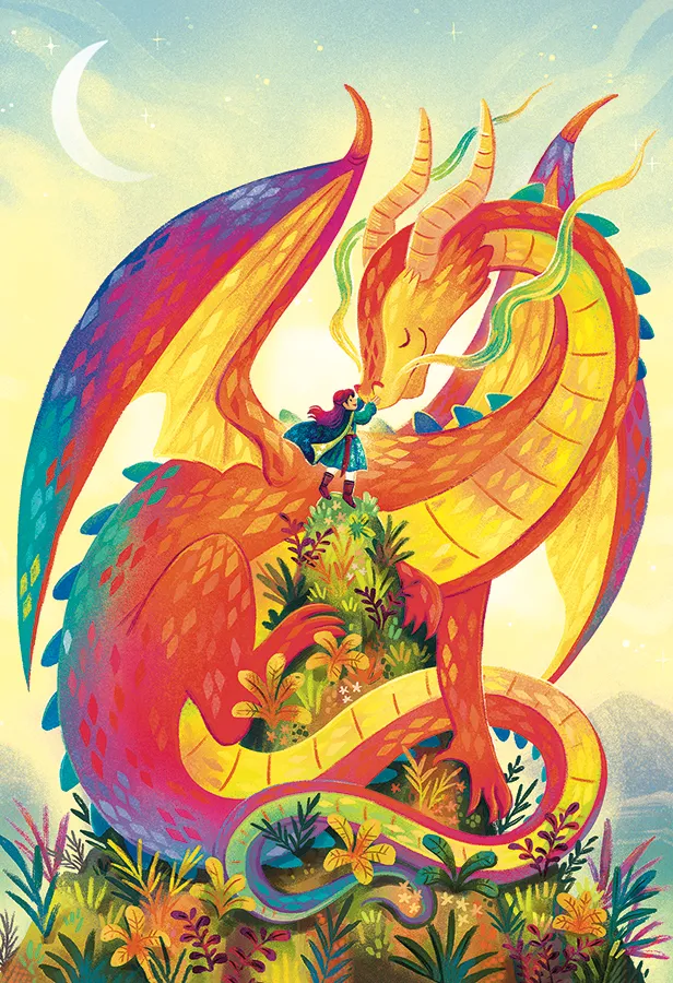 XXL Teile - Rainbow Dragon