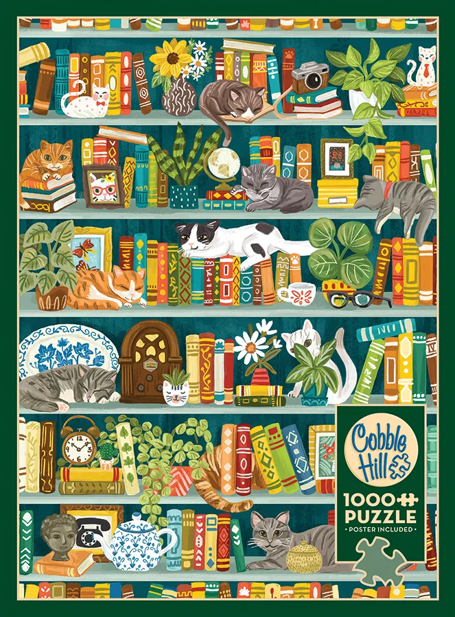 The Purrfect Bookshelf