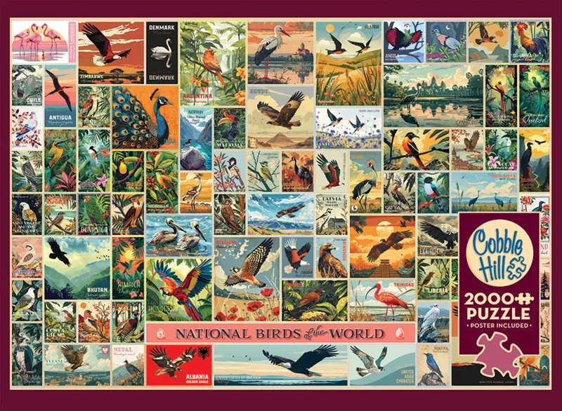 Nationale Vögel der Welt