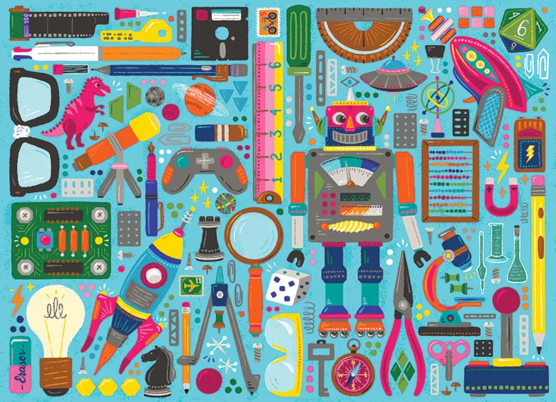 Nerdy Junk Drawer  - Family Pieces