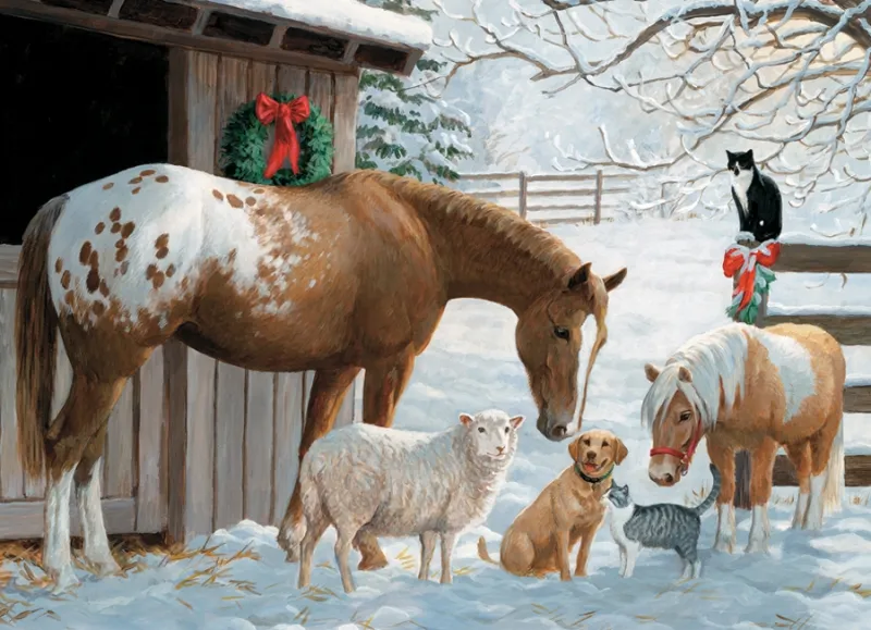 XXL Teile - Familly - Winter Barnyard