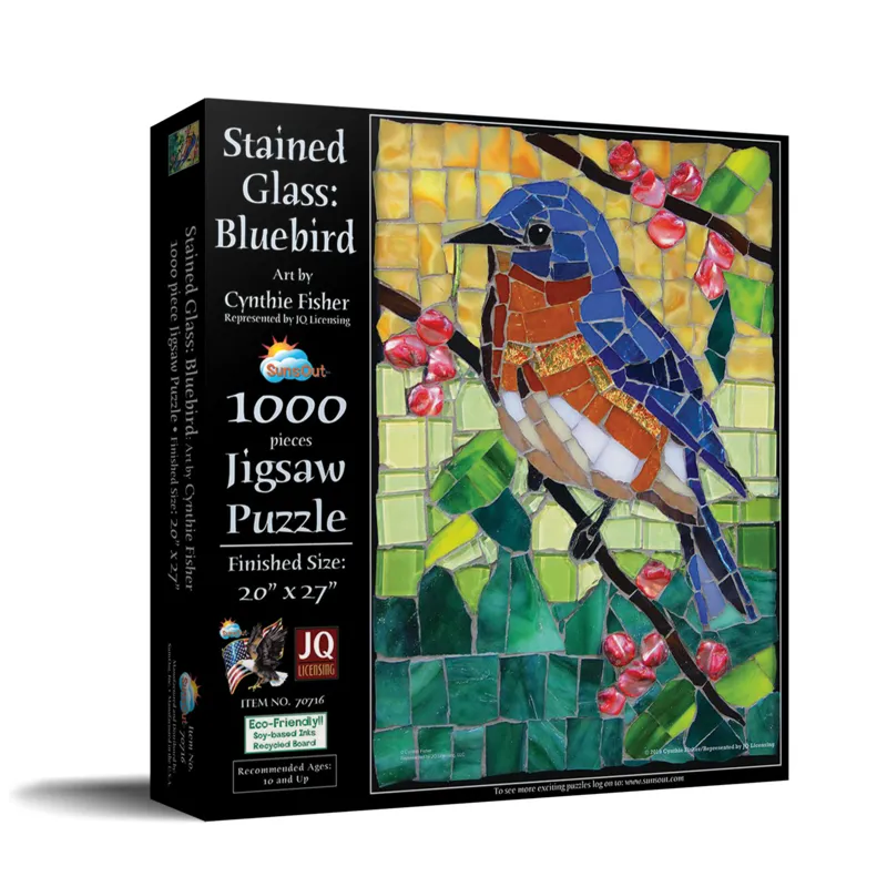 Cynthie Fisher - Stained Glass Bluebird