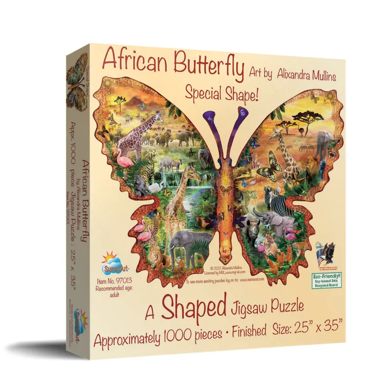 African Butterfly - Formpuzzle