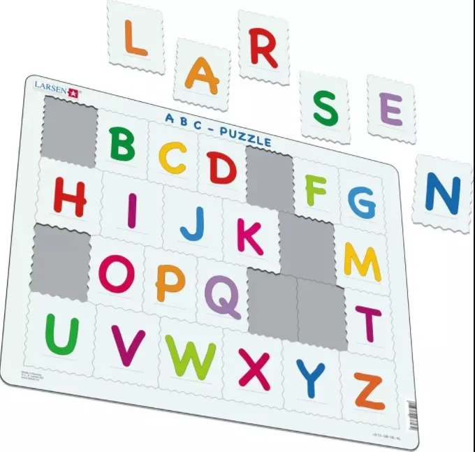 Rahmenpuzzle - Das Alphabet
