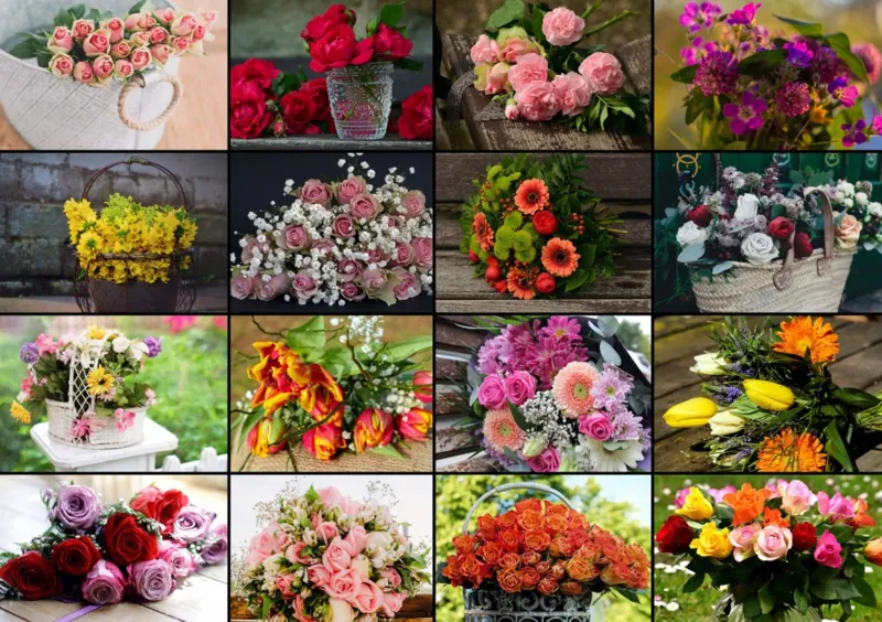Collage - Blumen