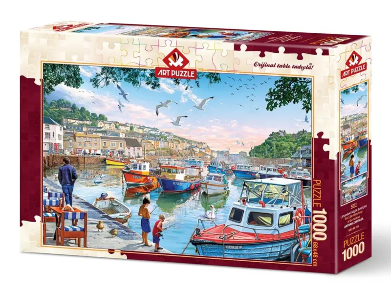 The Little Fishermen at the Harbour
