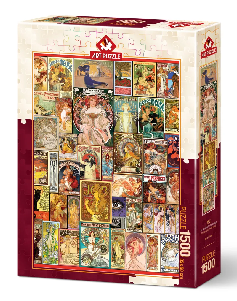 Art Nouveau Poster Collage