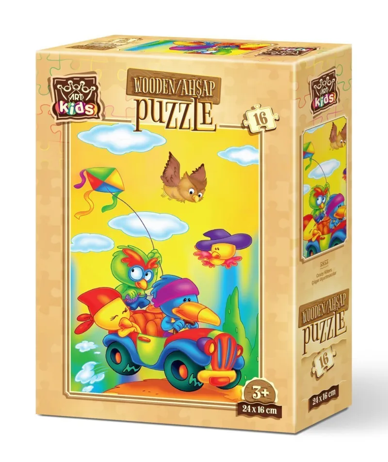 Wooden Puzzle - Crazy Kiters