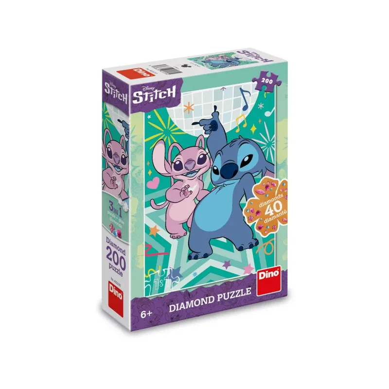 Diamond Puzzle - Stitch - Mit Strasssteinchen Inklusive