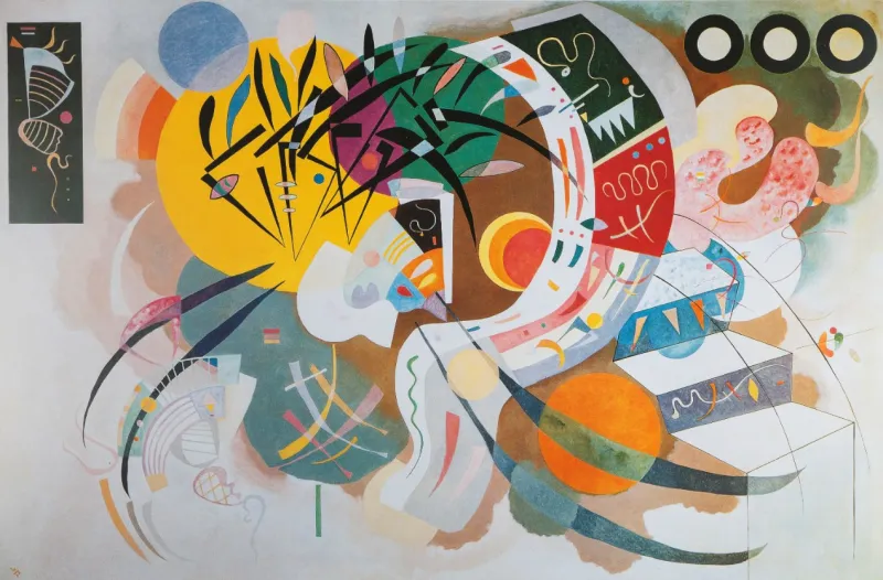 Kandinsky - Courbe dominante, 1936