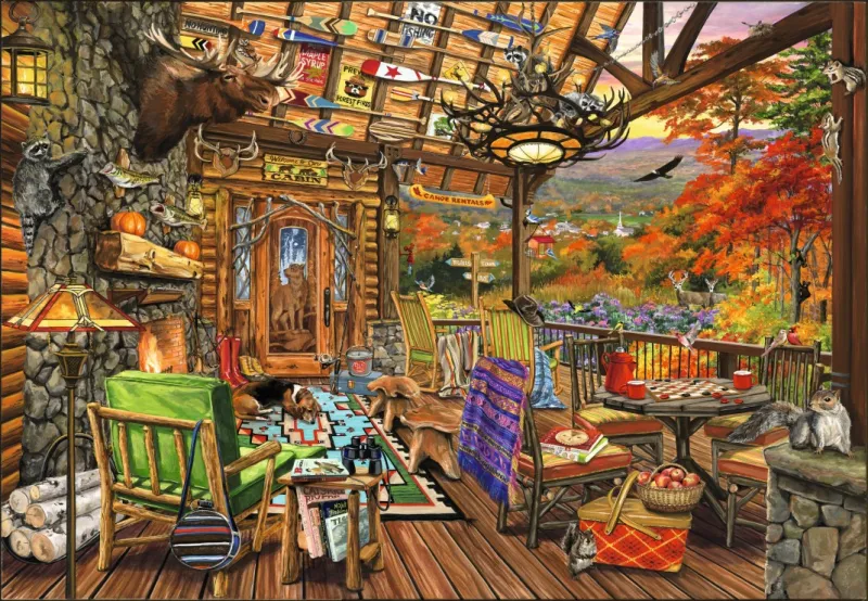Adirondack Porch