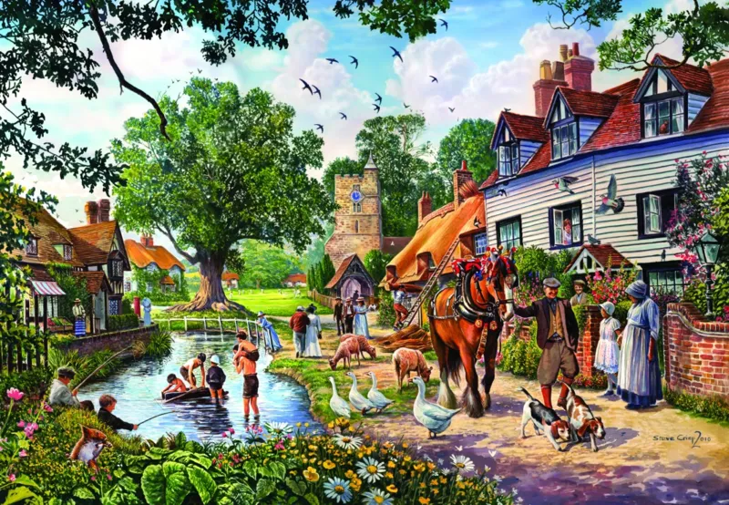 A Village in Summer