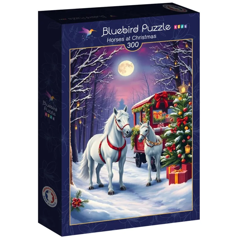 Pferde an Weihnachten