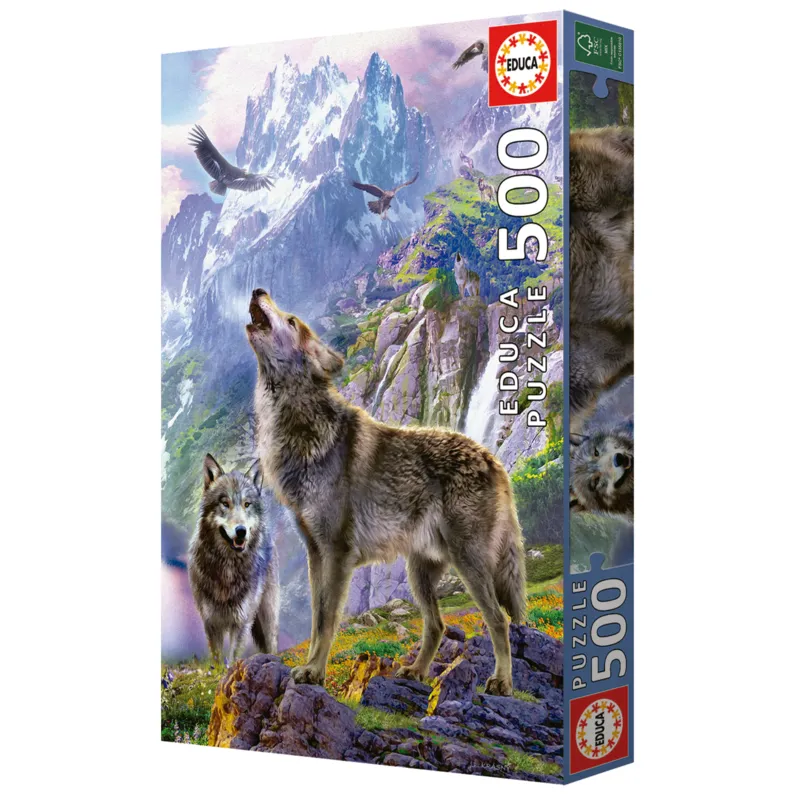 Wolves In The Rocks