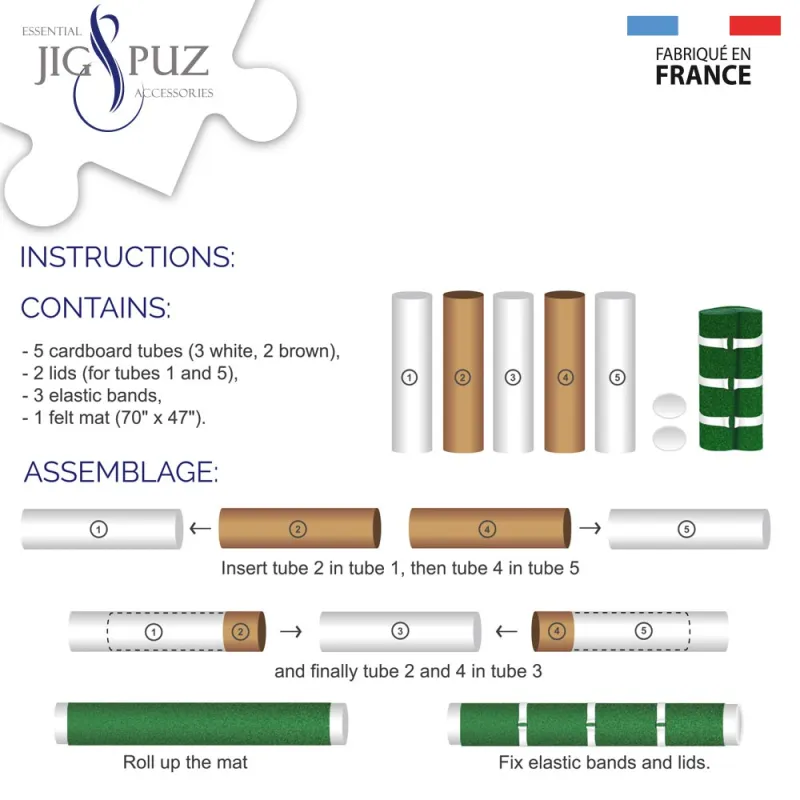 Puzzlematte für 300 - 6000 Teile