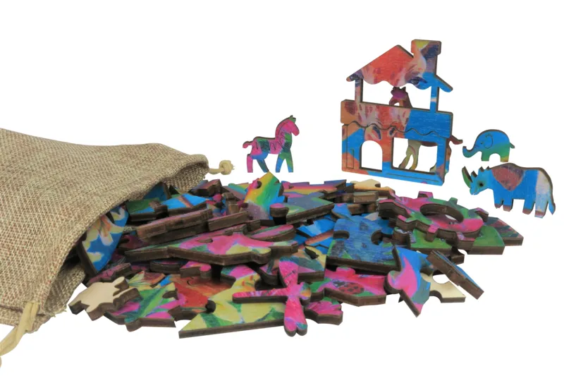 Wooden Puzzle - A Beautiful Shelter