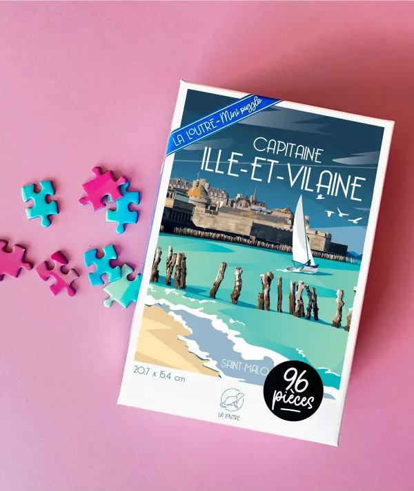 Minipuzzle 96 Teile - Capitaine ILLE-ET-VILAINE - Saint-Malo