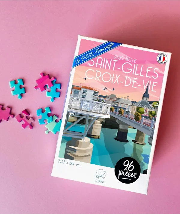 Minipuzzle 96 Teile - Plus Belle SAINT-GILLES CROIX-DE-VIE