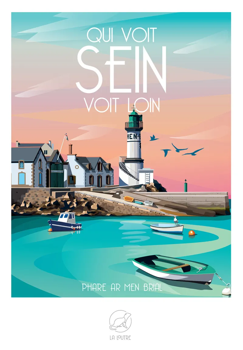 Qui Voit SEIN Voit Loin - Phare Ar Men Brial