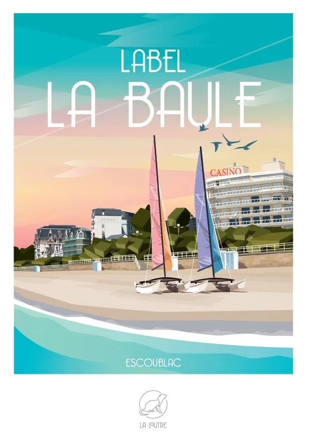 Minipuzzle 96 Teile - Label LA BAULE - Escoublac