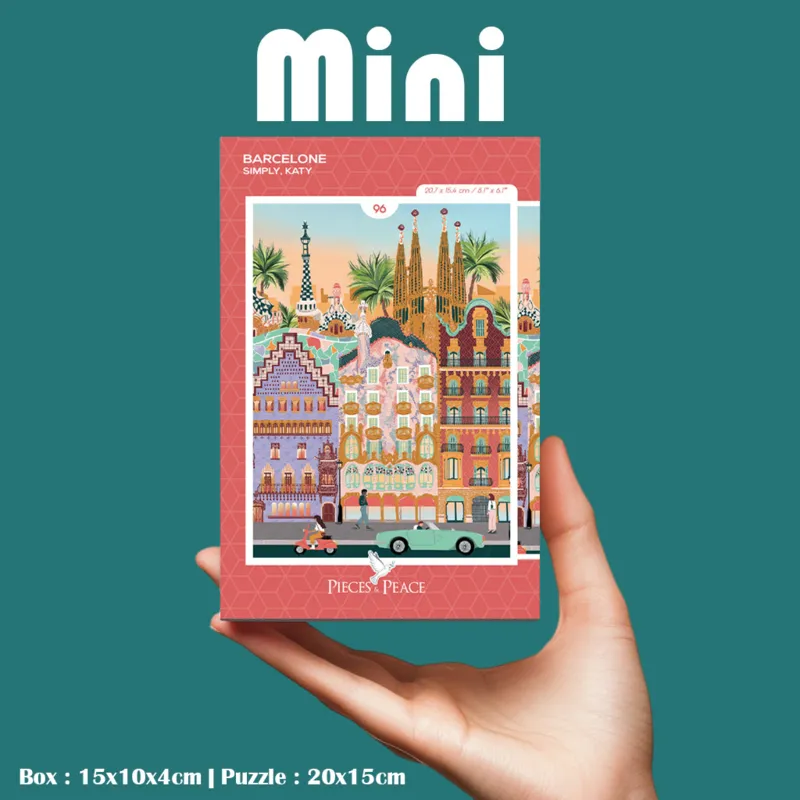 Mini Puzzle - Barcelone