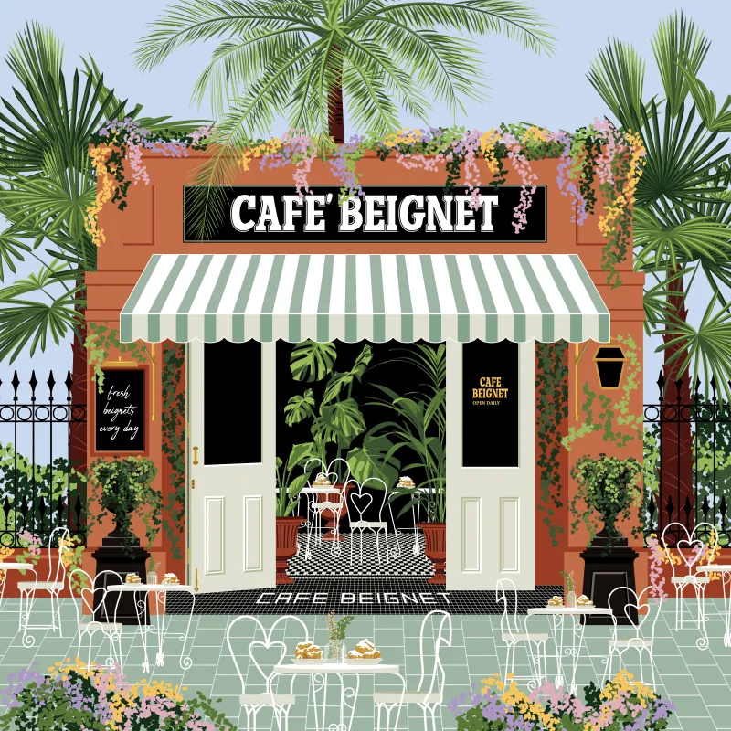 Das Beignet-Café