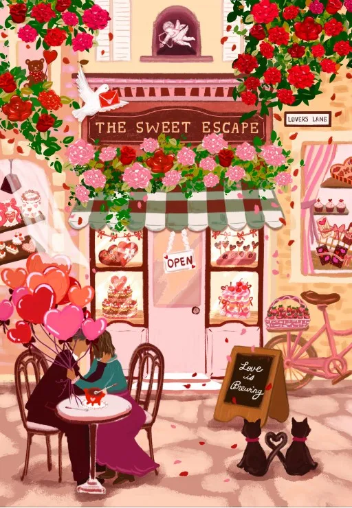Die Süße Flucht - Valentins-Café