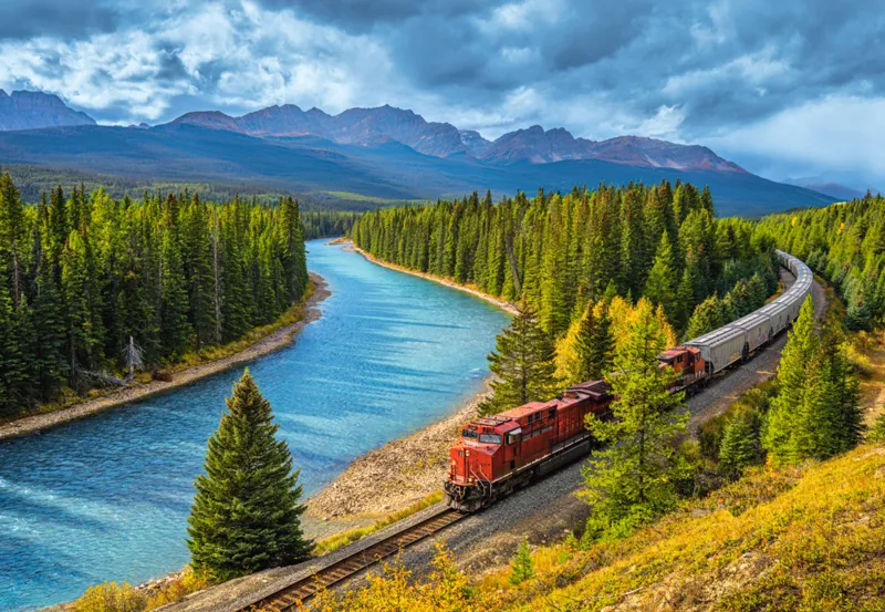 Canadian Pacific Railway im Banff National Park