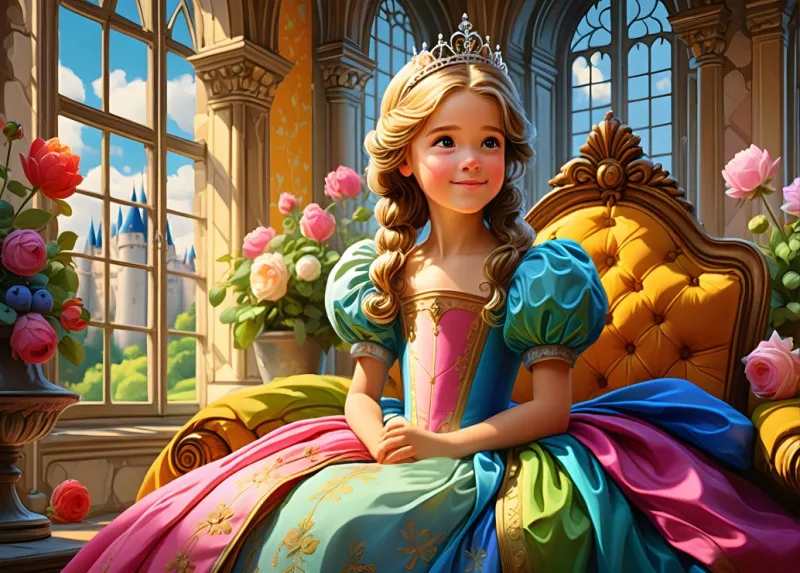 The Princess on her Throne