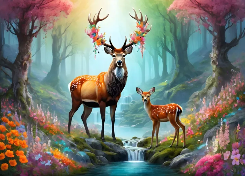 Cerf Majestueux