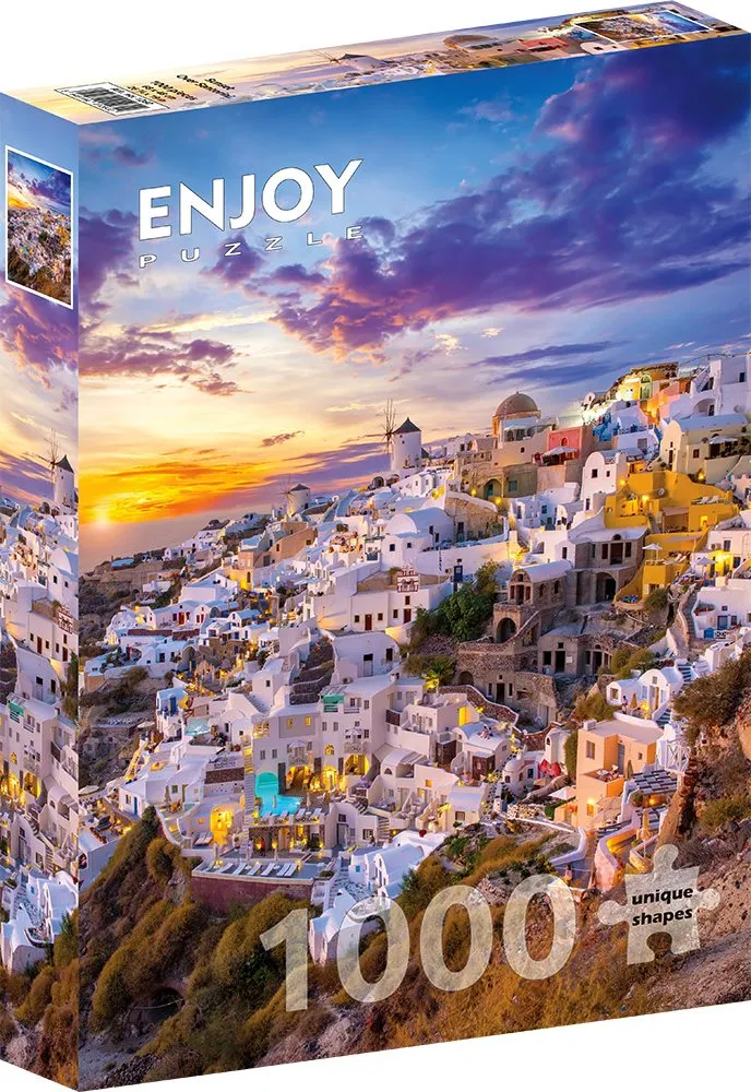 Sunset over Santorini