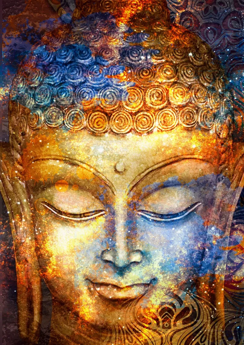 Lächelnder Buddha