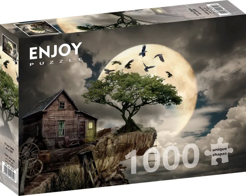 Ein Blockhaus auf einer Klippe
