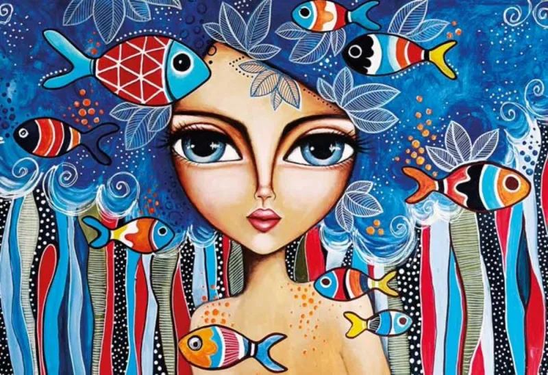 Lady with Fish
